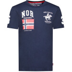 Geografické Norsko Jequestre 254 M SY1305H/GN-Navy tričko s