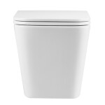 Erga Mery, závěsná WC mísa Rimless Tornado Flush 490x340x350 mm + toaletní sedátko s pomalým zavíráním, bílá, ERG-MERY-CE-94-001