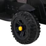 Mamido Dětský elektrický traktor Farmer s vlečkou a lopatou černý
