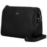 Módní dámská koženková crossbody kabelka Coveri Leanne, černá