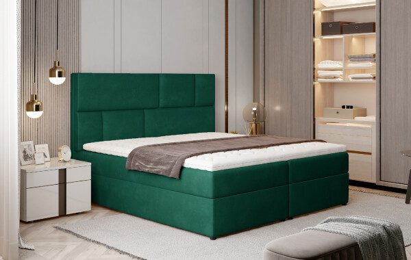Boxspring Florence Rozměr: 145 x 210 cm, látka: Kronos 19