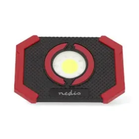 Nedis Pracovní Svítilna / 10 W / Napájení z baterie / 5 V DC / N/A / Dobíjecí / 1000 lm / Dosah svitu: 30 m (LWORR10RD)