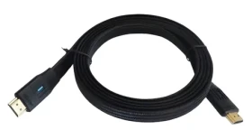 Kabel HDMI 2.1 plochý 2 m černá / HDMI kabel / 2 m (AKTBXVH21FLAT20)
