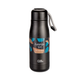 Elegantní termoláhev na pití - Černá - Albi