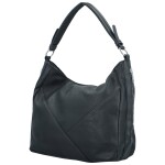 Trendy dámská koženková kabelka na rameno Enwy, tmavě modrá