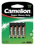 Camelion Super Heavy Duty AAA (R03) zelená / Baterie / Zinkochloridová / 4 ks (10000403)