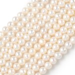 Přírodní sladkovodní perla - smetanově bílá - třída AAA - 4,5 ~ 5 mm - 1 ks