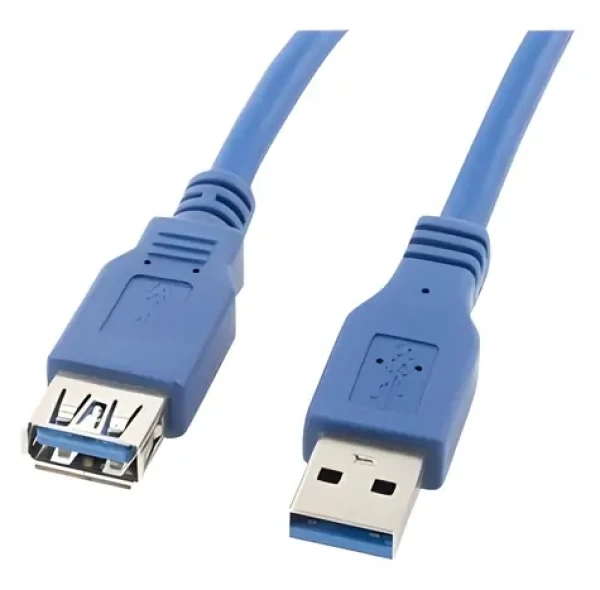 Lanberg USB-A 3.0 (M) - USB-A 3.0 (F) modrá / Prodlužovací kabel USB / 3 m (CA-US3E-10CC-0030-B)