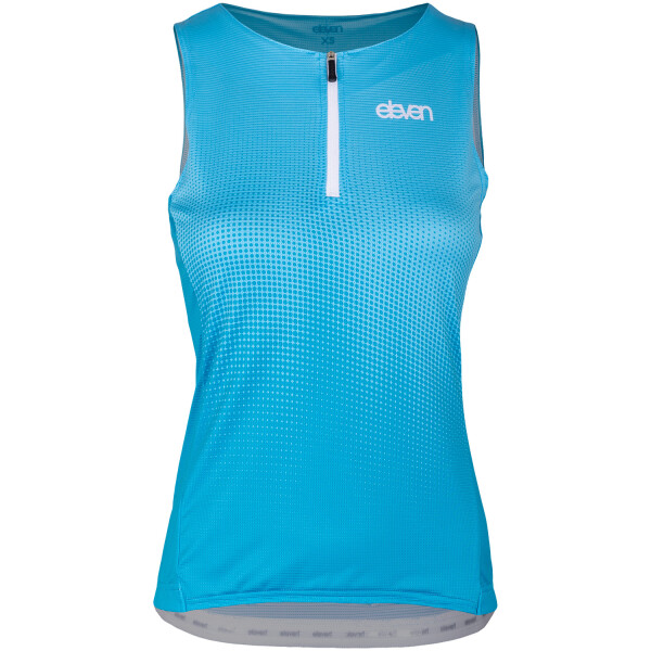 Dámský cyklistický dres bez rukávů Eleven Neo Blue Velikost: XS