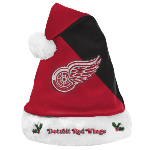 Pánská zimní čepice Detroit Red Wings NHL FOCO Colorblock Santa Hat