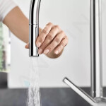 HANSGROHE - M54 Dřezová baterie Talis s výsuvnou sprškou, chrom 72800000