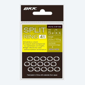 BKK Kroužek Split Ring-41 Velikost 5 14kg 18ks (D-SP-1037)