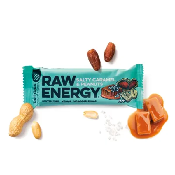 Bombus Raw Energy 50 g salty caramel peanuts (13519)
