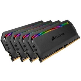 Corsair DOMINATOR PLATINUM RGB 32GB černá / 4x8GB / DDR4 / 3200MHz / PC4-25600 / CL16-18-18-36 / 1.35V / XMP2.0 (CMT32GX4M4Z3200C16)