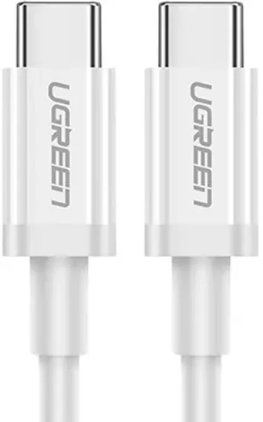 UGREEN US264 Nabíjecí kabel USB-C (M) - USB-C (M) 1 m bílá / QC3.0 (60518)