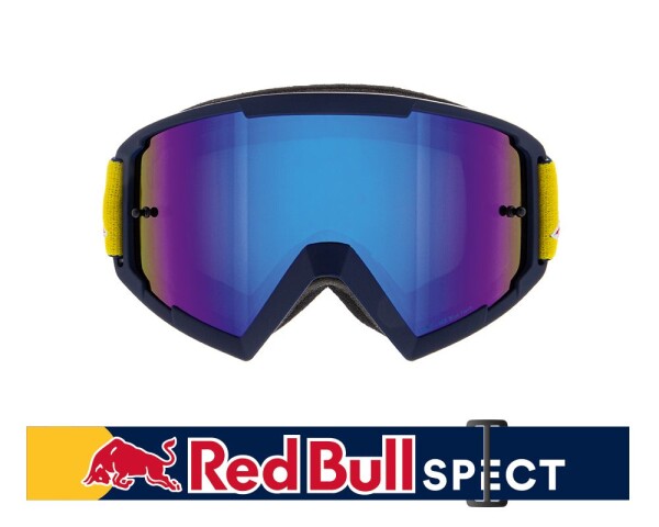 Motokrosové brýle Red Bull Spect Whip-001 tmavě modré s modrým sklem - uni