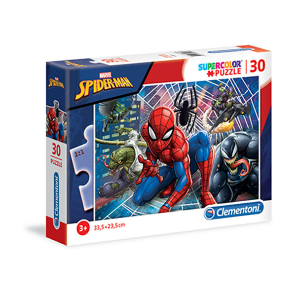 Clementoni Puzzle Supercolor Spider-man / 30 dílků - Russ
