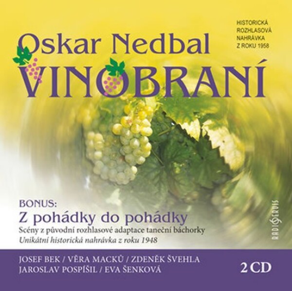 Vinobraní - 2 CD - Oskar Nedbal