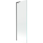 MEXEN/S - Next L vanová zástěna FIX 60 x 150, transparent, grafit kartáčovaná 895-060-000-03-00-66