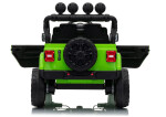 Mamido Elektrické autíčko Jeep Rubicon 24 V 2x200 W zelené
