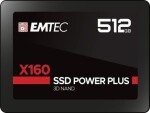 EMTEC Power Plus X160 512GB / 2.5 / SATA III / 3D TLC / R:520MBps / W:500MBps / MTBF 2mh / 3y (ECSSD512GNX160)