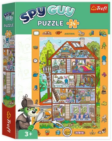 Trefl - Puzzle - Puzzle s hledáním obrázků Spy Guy: V domě