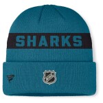 Fanatics Pánská zimní čepice San Jose Sharks NHL Authentic Pro A/Cap Cuffed Beanie