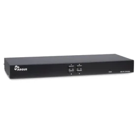 Inter-Tech AS-9104DA / KVM přepínač / Rackmount / 4× DVI-I / USB / audio / 256 PC (88887301)