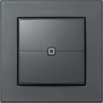 Homematic IP HmIP-WRC2-A-2 antracit / Nástěnný dálkový ovladač / 2 tlačítka / IP20 / 868 MHz (161869A0)
