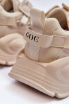 Sportovní Boty Sneakersy GOE MM2N4015 Bežové 39