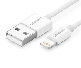 UGREEN Kabel USB-A (M) - Lightning (M) 1m bílá (6957303827282)