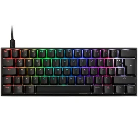 Ducky Mecha Mini Cherry MX-Silent-Red černá / herní klávesnice / podsvícená / mechanická / drátová USB-C / DE (DKME2061ST-SDEPDAAT1)