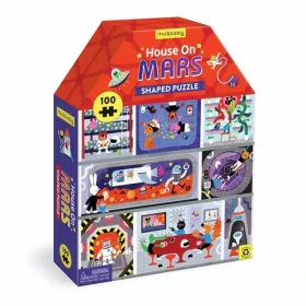 Mudpuppy Puzzle Dům na Marsu ve tvaru domu