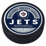 Mustang Puk Winnipeg Jets NHL Block Textured