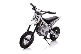 Mamido Dětská elektrická motorka Cross 350W 36V bílá
