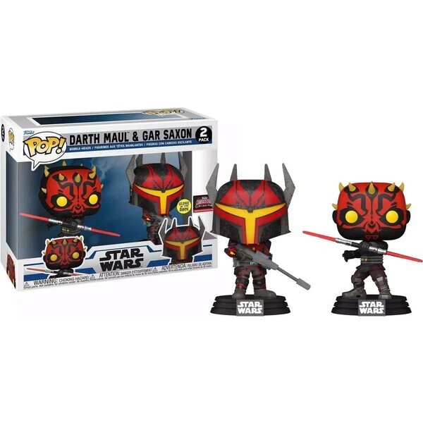 Funko POP Star Wars: CloneWars - Maul/Gar 2pack (exclusive special edition GITD)