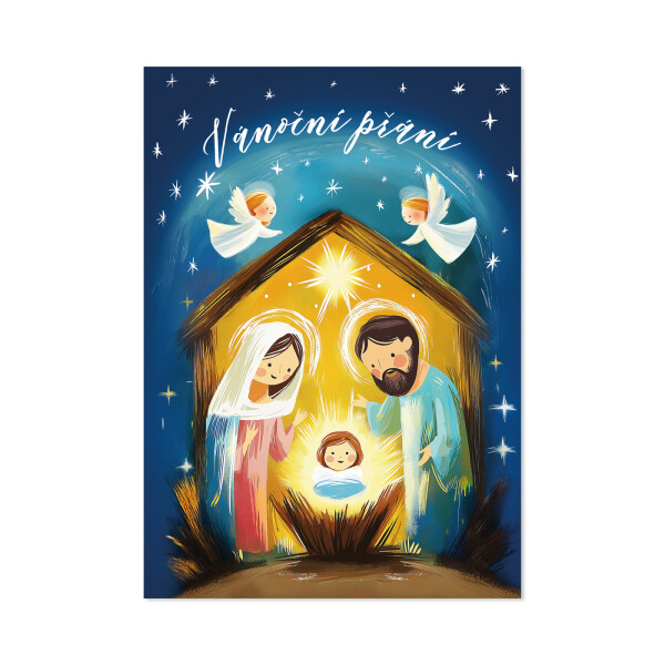 Vánoční hrací přání - Betlém - Albi