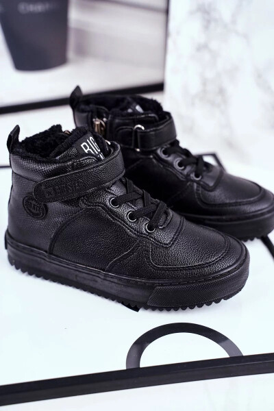 Children's Insulated Sports Shoes Big Star Black Velikost: 34