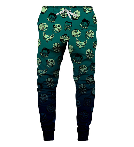 Aloha From Deer Kabuki Mask Utopené tepláky SWPN-PC AFD925 Green M