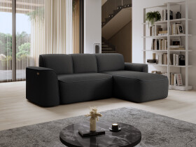 Sedací souprava Ume Provedení: Pravá varianta, látka: Royal 5/ Velvet Mat 6
