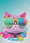 Mitama Animal kočka / Sešit / A4 / linkovaný / 40+2 listů (62744-90115)