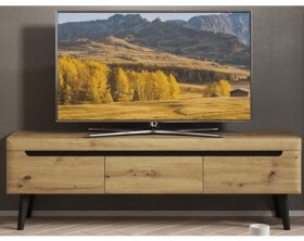 Široká TV skříňka Nordi, dub artisan, 160 cm