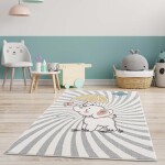 DumDekorace Roztomilý dětský koberec na hraní slůně štěstí