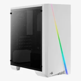 Aerocool Cylon Mini bílá / PC skříň / Mini Tower / microATX, Mini-ITX / tvrzené sklo / bez zdroje (ACCS-PV12012.21)