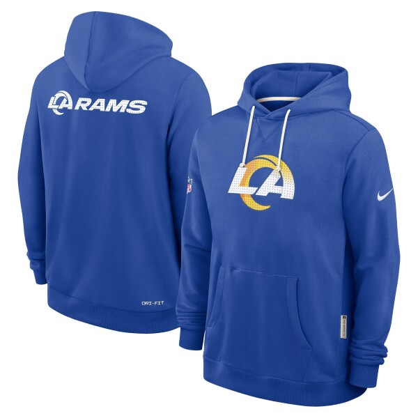 Nike Pánská mikina Los Angeles Rams NFL 2025 Sideline Standard Issue Hoodie Velikost: XL