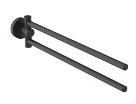 IDEAL STANDARD - IOM Držák ručníků, otočný, délka 37 cm, hedvábná černá A9131XG