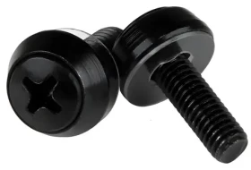 StarTech Montážní šrouby M5 černé / Šrouby / 50 ks / délka 12 mm (CABSCREWSB)