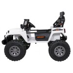 Mamido Elektrické autíčko Extreme Sport 4x4 s proměnlivou velikostí bílé