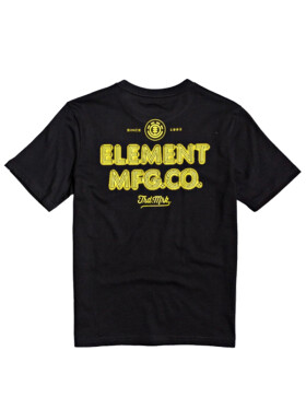 Element BRIDGER FLINT BLACK pánské tričko krátkým rukávem