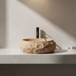REA - Umyvadlo na desku Mika Light Terracotta REA-U7348